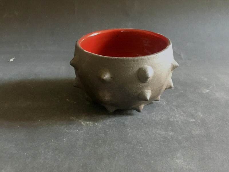 Spiked Bowl "Blood Sweat and Tears" - Red