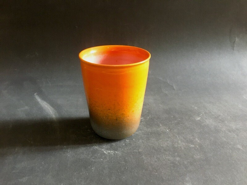 Tall Conical Orange Cup