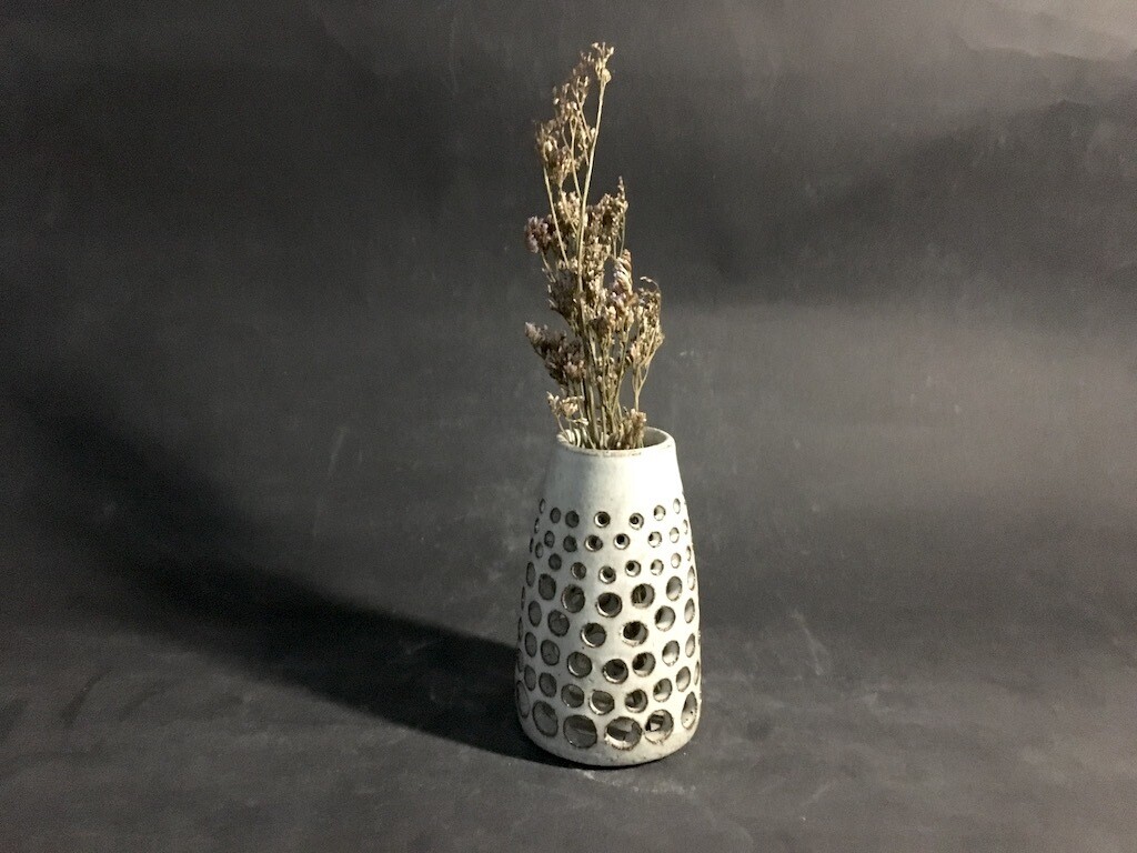 Small perforated vase