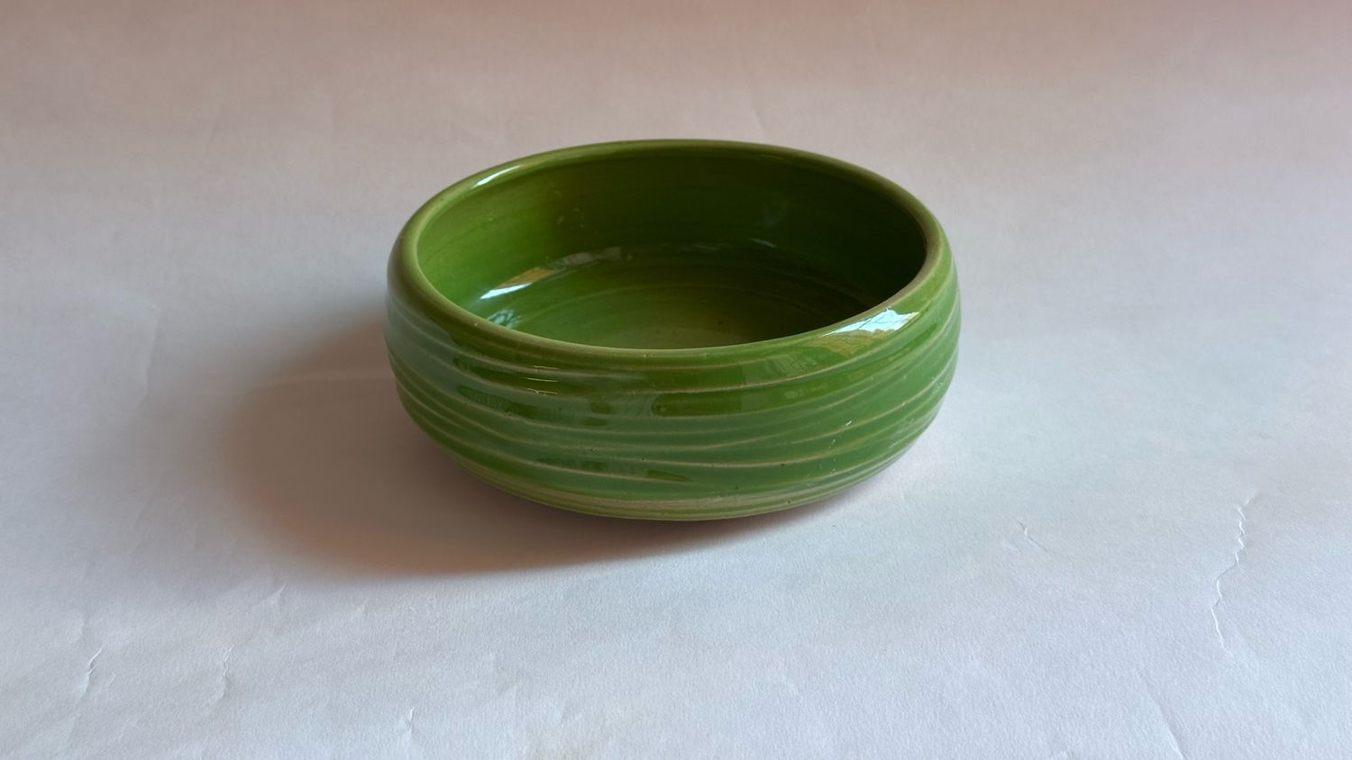 Green Trimmed Bowl