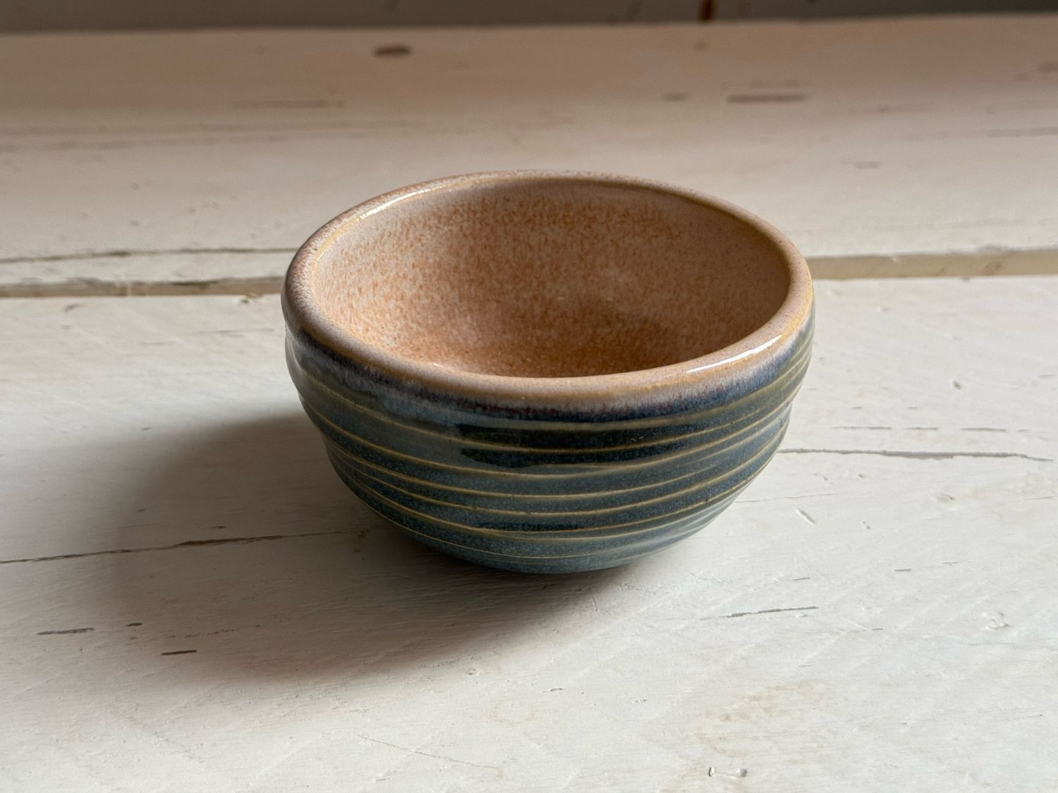Ribbed Black Bowl