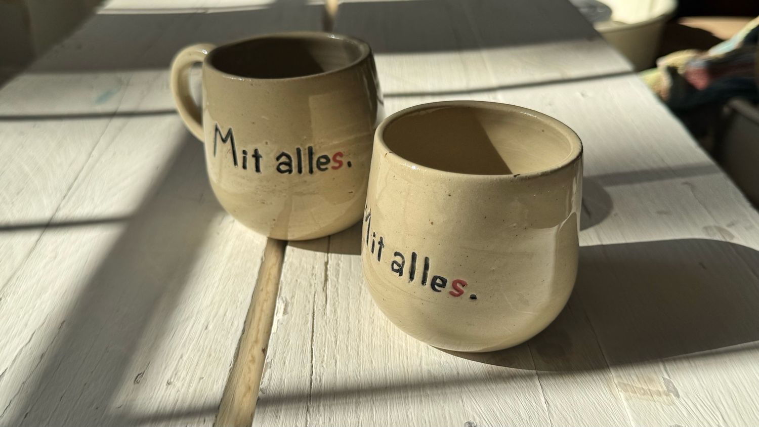 Phrasal Cups - &quot;Mit Alles&quot;