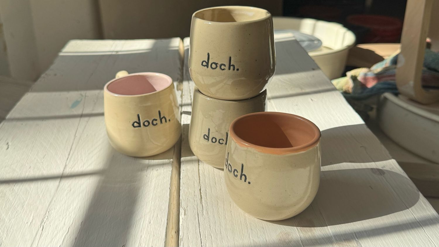 Phrasal Cups - &quot;doch&quot;