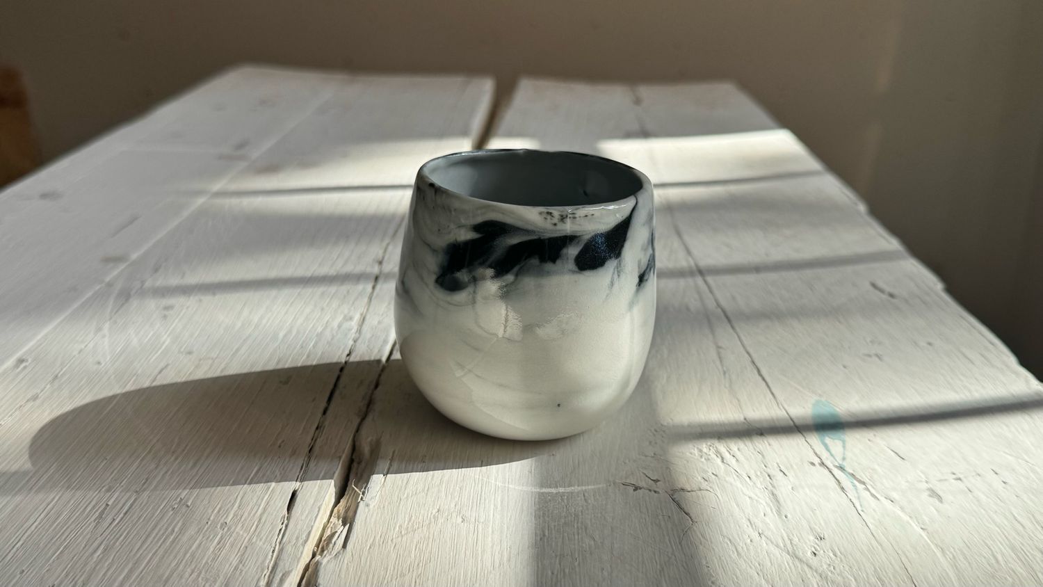 Porcelain Nerikomi cup
