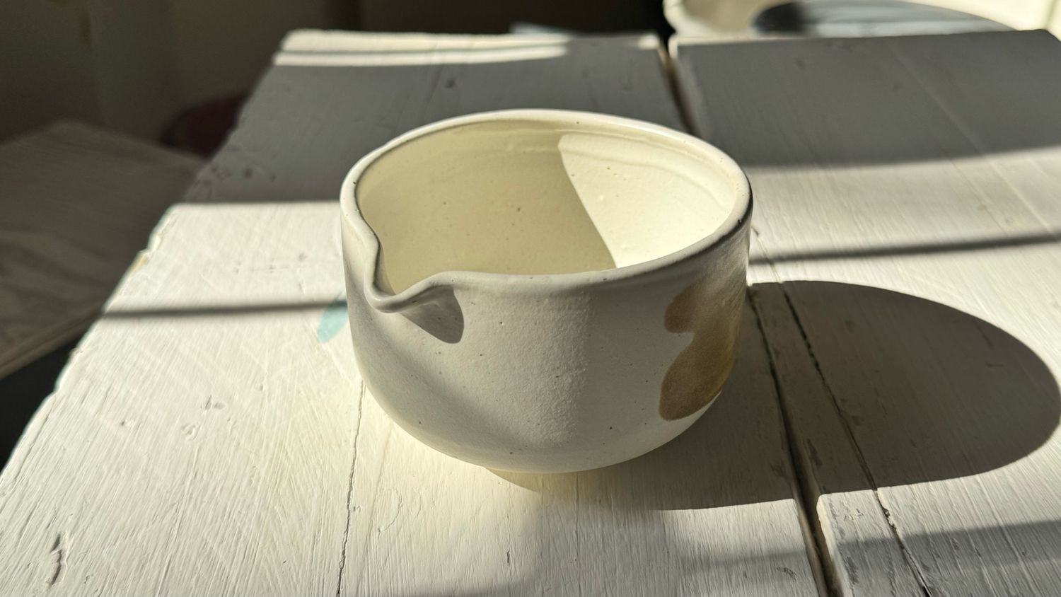 White Matcha Bowl