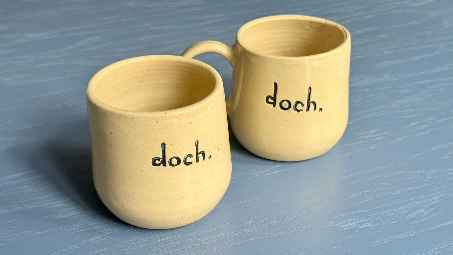 Phrasal Cups - "doch"