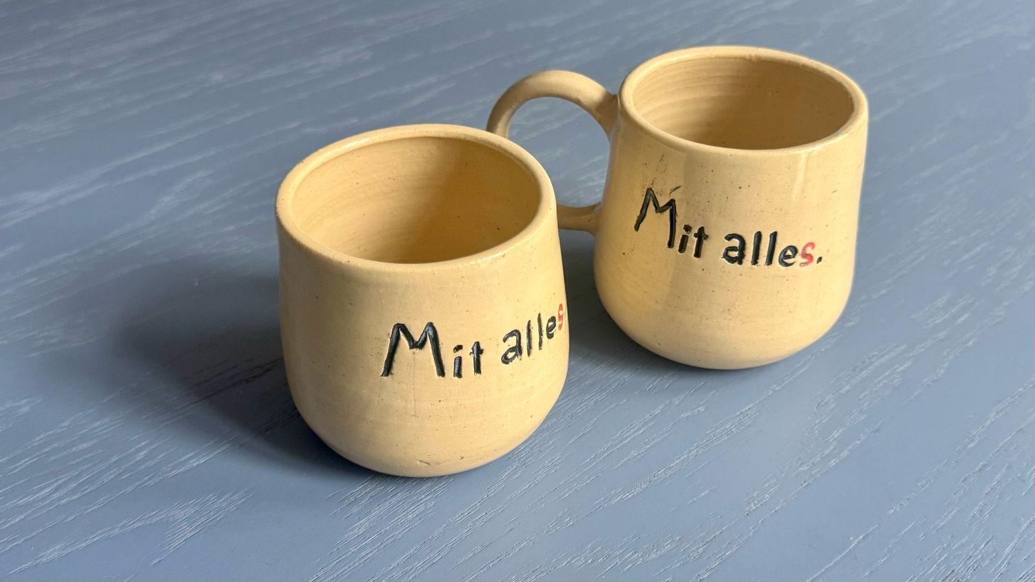 Phrasal Cup - "Mit Alles"