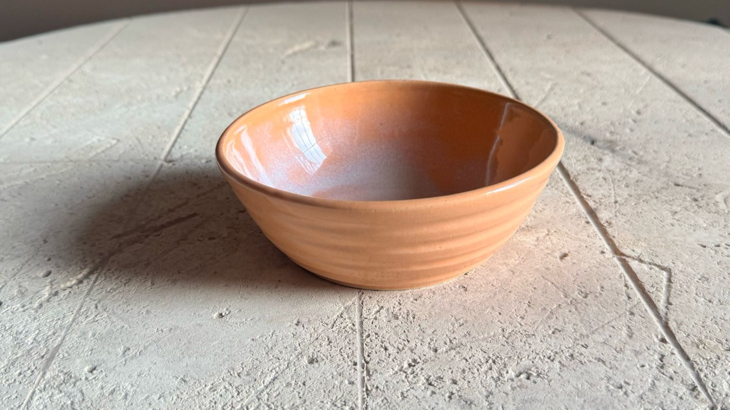 Flat Salmon Orange Bowl