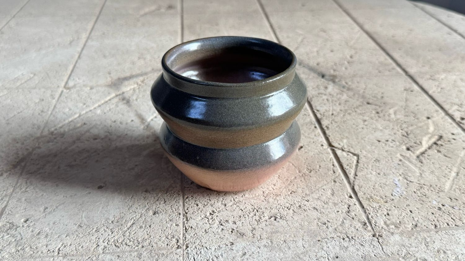 Pink Gray Angular Cup