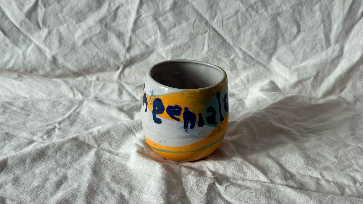 Porcelain Nerikomi Cup - C’est Putain Genial