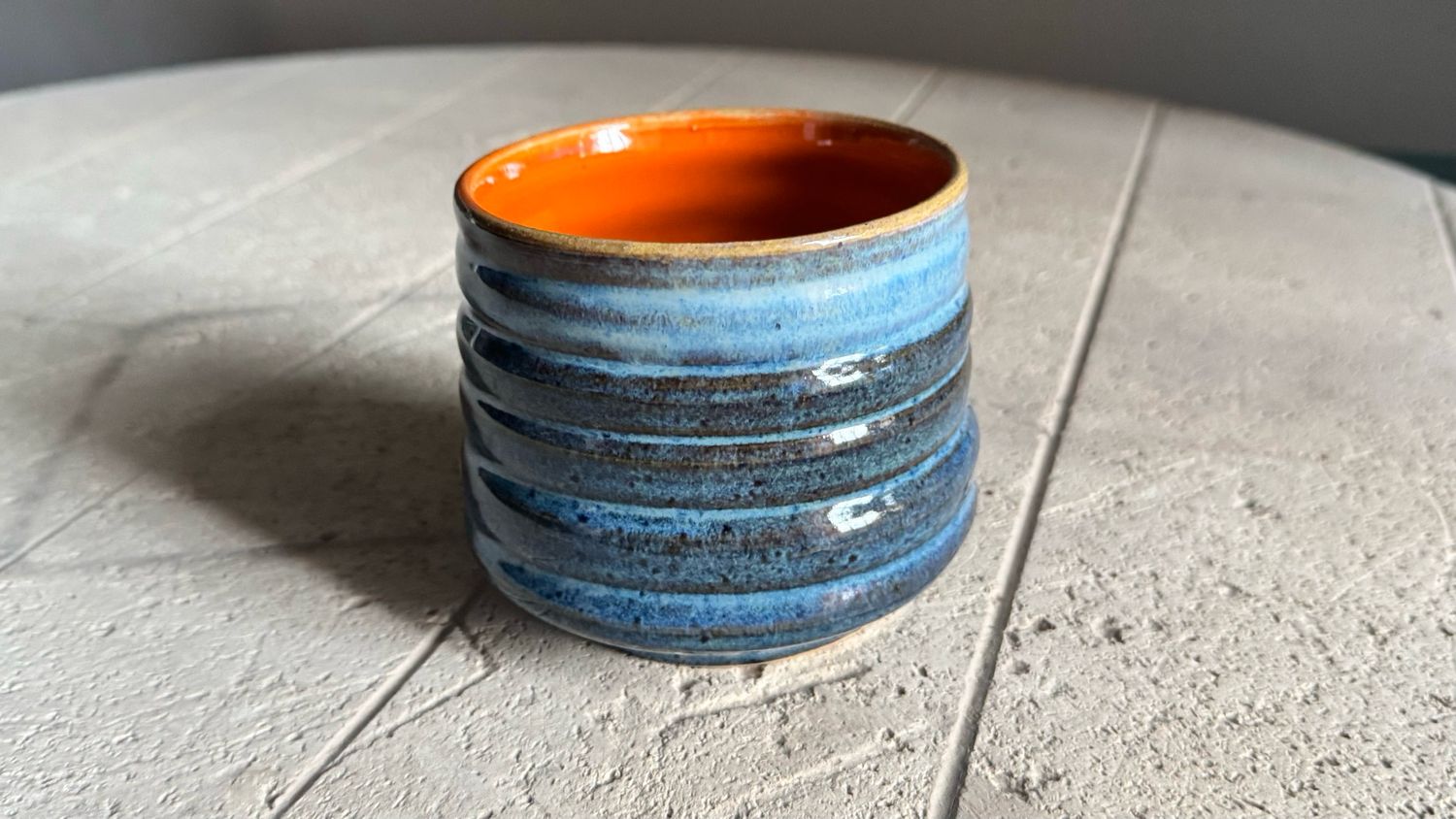 Blue Yunomi Cup