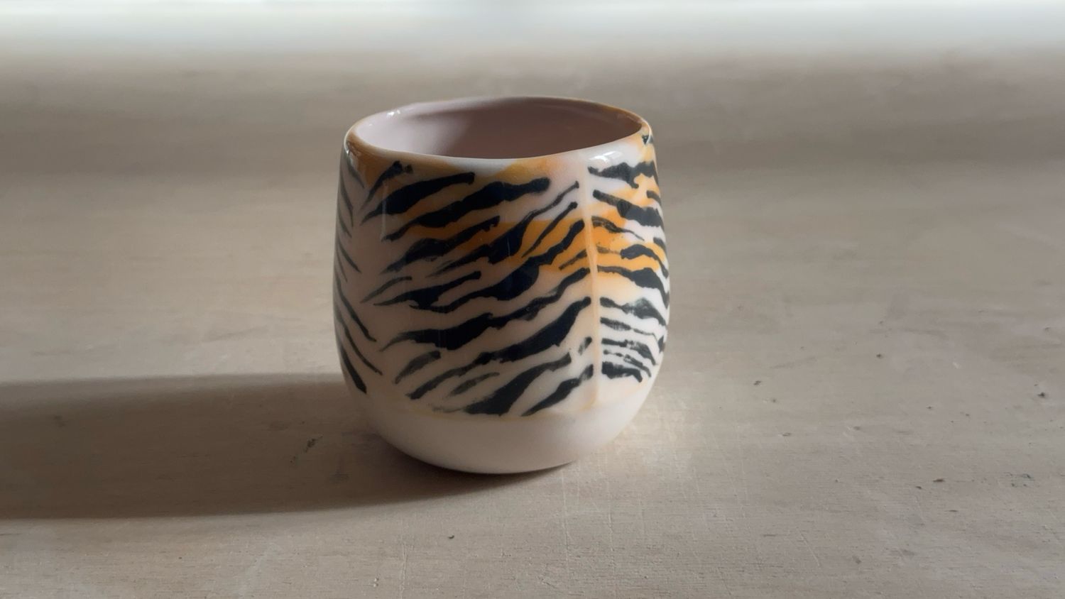Porcelain Cup — Tiger