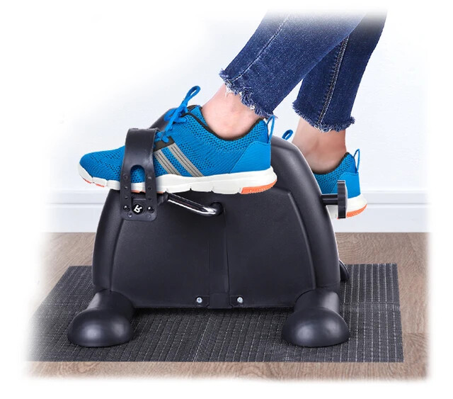 FOLDABLE UNDER DESK Mini Pedal Exercise Bike with LCD SCREEN