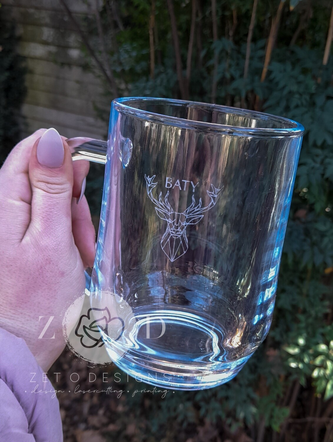 570ml glass mugs perfect for personalized designs