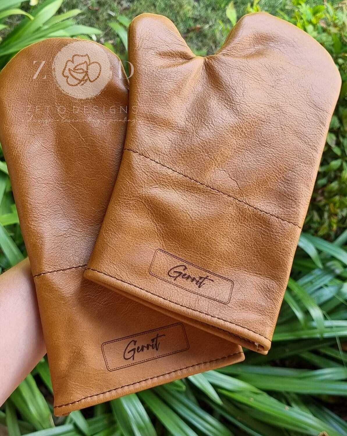Mitten / Oven Glove - Handmade from Genuine Leather
uniquely crafted
gifting for him
gifting for her

