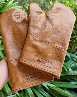 Mitten / Oven Glove - Handmade from Genuine Leather
uniquely crafted
gifting for him
gifting for her

