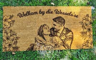 Natural Coir Welcome Mats with Custom Engraving
Welcome
gifting for her



