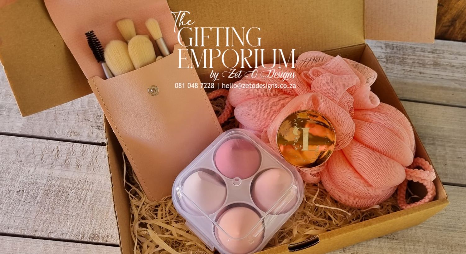 Tranquility - Personalised Gift Box for Her [TEAL / PINK  Combo]
