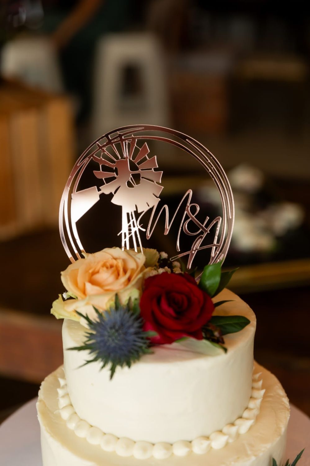 Custom Cake Toppers with Personalized Cut-Out Designs on Multiple Materials