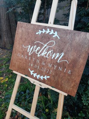 Welcome Board - Custom Wooden Board [A2]