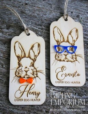 Custom Engraved Easter Hunter Badge – Celebrate Easter in Style!

