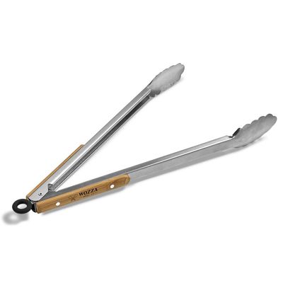 Braai Tongs - Custom Engraving [Bamboo Wood & Stainless Steel]