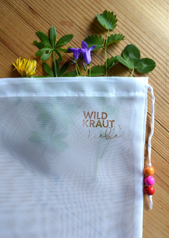 Großer, luftiger Sammelbeutel ca. 20x28 cm