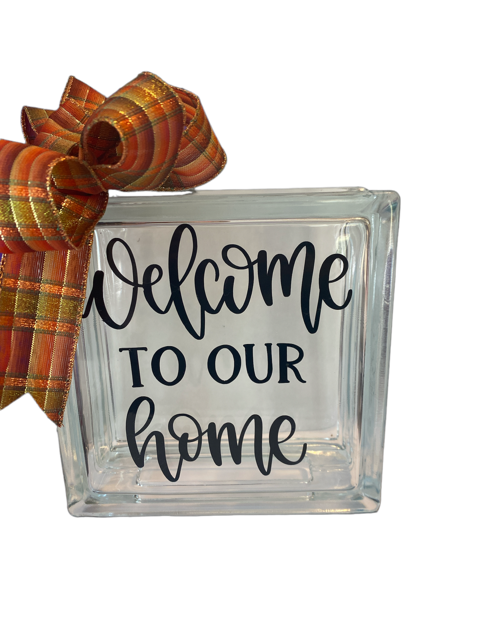 Personalized Glass Blocks