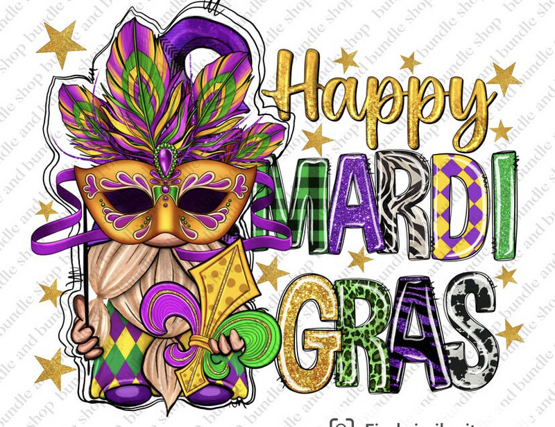 Mardi Gras Tumbler