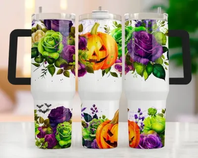 Pumpkin &amp; Flowers