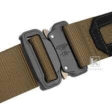 KRYDEX Tactical 2- piece Belt Coyote Brwn/ Blk  L