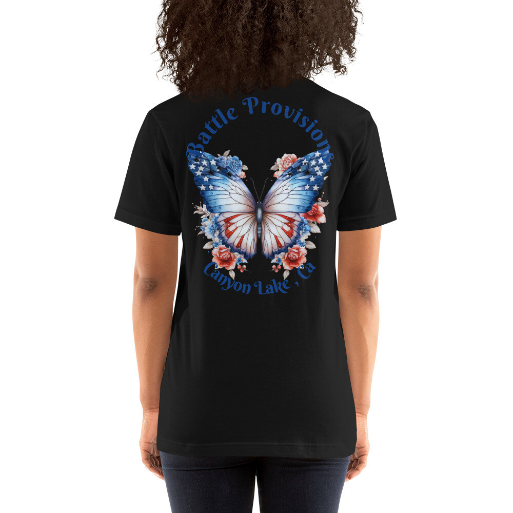 Patriot Butterfly, Color: Black, Size: XS