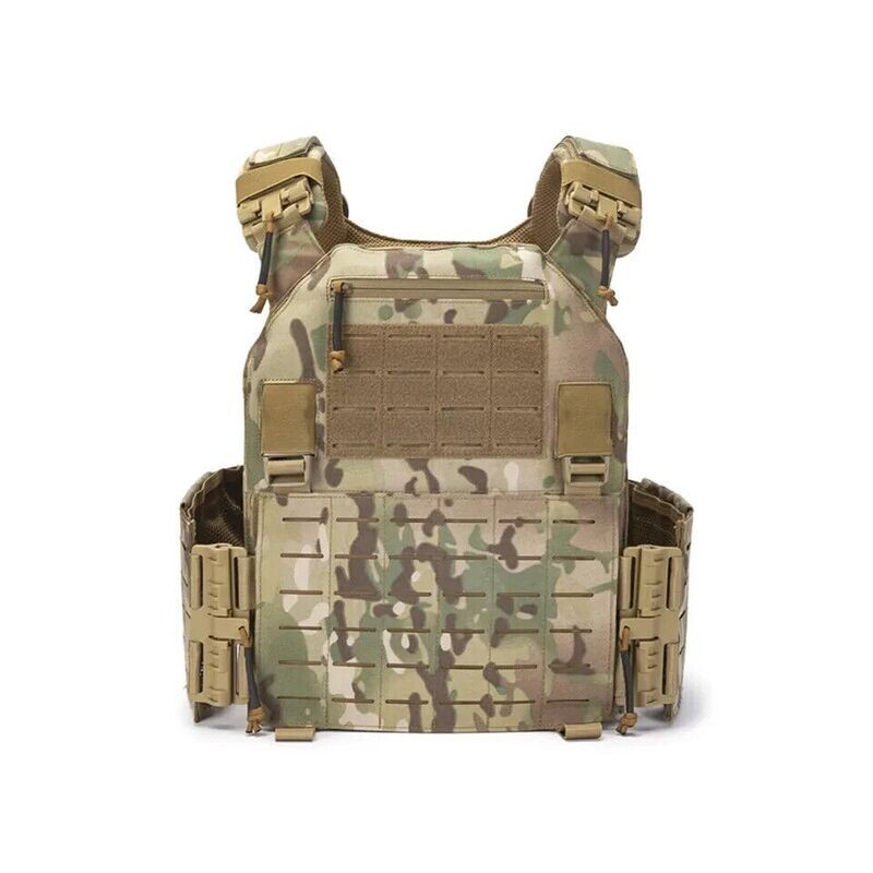 QR TACTICAL Plate Carrier vest L/XL    1050 den,  OCP Multicam