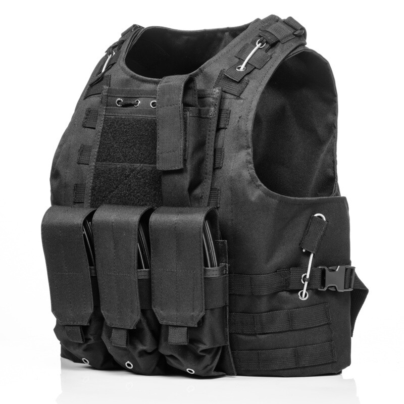BATTLE PROVISIONS ARMOR CARRIER VEST  BLACK  MED./LARGE