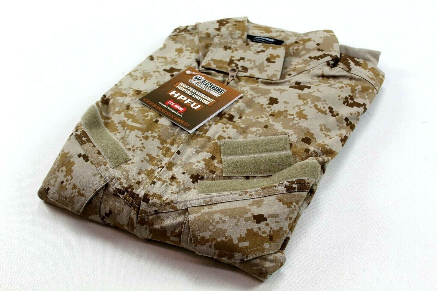 BLACKHAWK AOR1 DESERT FIELD SHIRT WITH I.T.S. 2XL