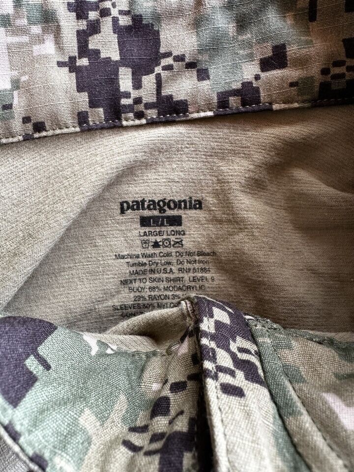 PATAGONIA L9 AOR2 COMBAT SHIRT SMALL-LONG