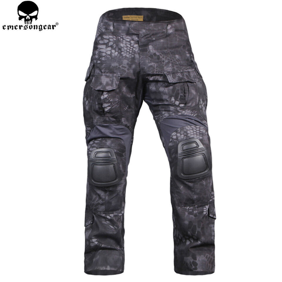 EMERSON GEAR G3 COMBAT PANTS KRYPTEK TYPHON 32x32 w/knee pads