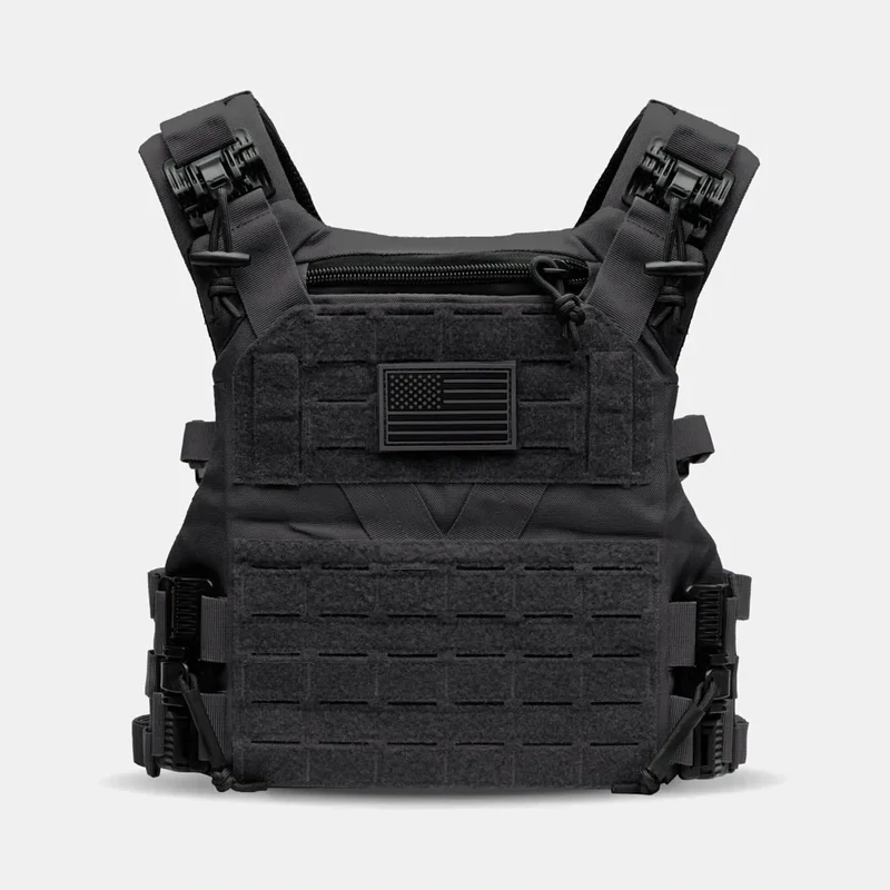 TACTICON BATTLE ELITE PLATE CARRIER BLACK -Med-XL