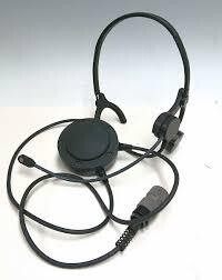 THALES  Racal Lightweight Headset MBITR W/ PTT Comms Radio Maritime Sordin
