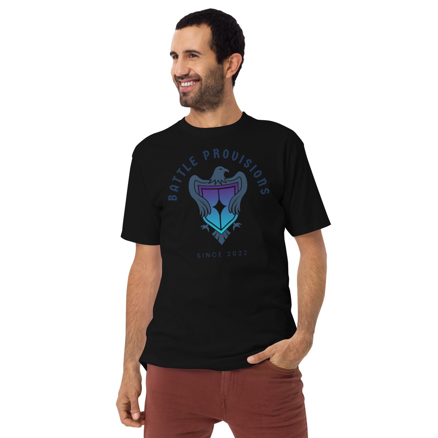 Men’s premium heavyweight tee Logo