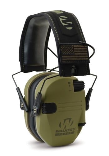 WALKERS Razor Patriot Series electronic ear muff . O.D.Green