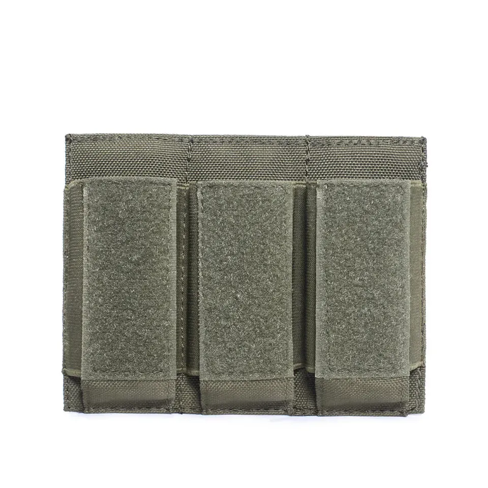 TACTICAL MOLLE MAG POUCH - 3 MAG,  BLACK