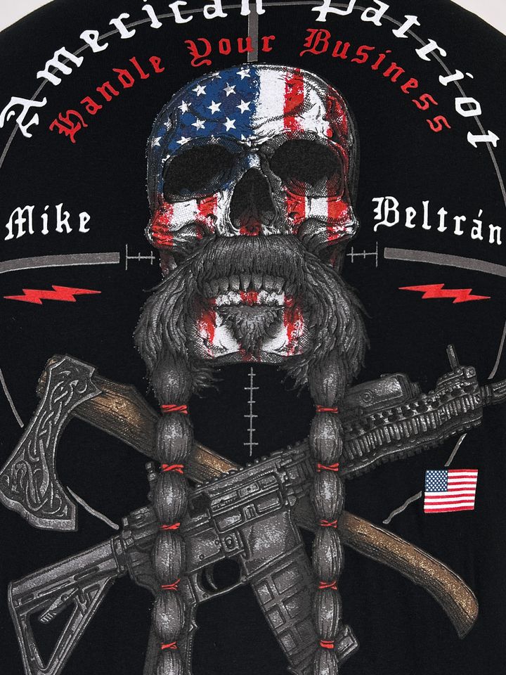 Howitzer Style Men&#39;s T-Shirt Beltran Patriot  MFG - X- LARGE