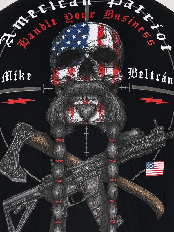 Howitzer Style Men&#39;s T-Shirt Beltran Patriot  MFG - LARGE
