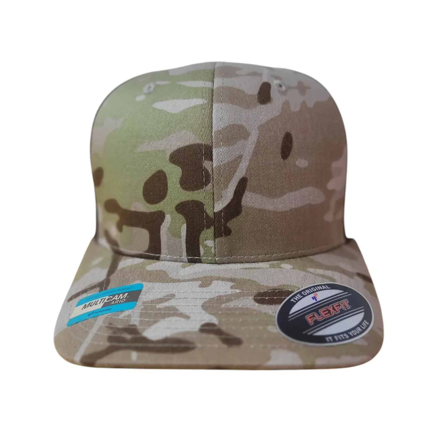 Flexfit Trucker Mesh Baseball Cap Hat Flex Fit 6511 Multicam Arid Brown