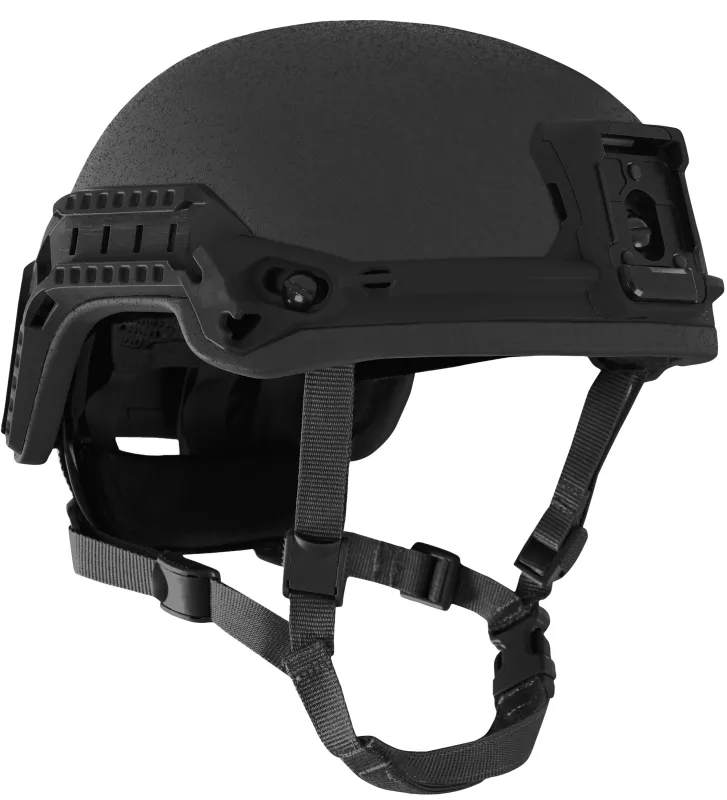 GALVION REVISION  BATLSKIN VIPER P2 HIGH CUT HELMET - BLACK - -SMALL     Mission Ready configuration