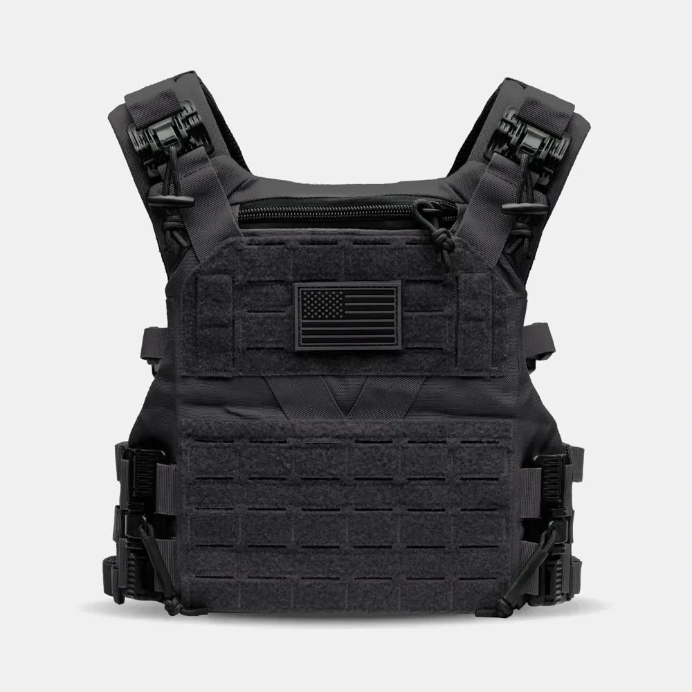 TACTICON BATTLE ELITE PLATE CARRIER BLACK -Med-XL