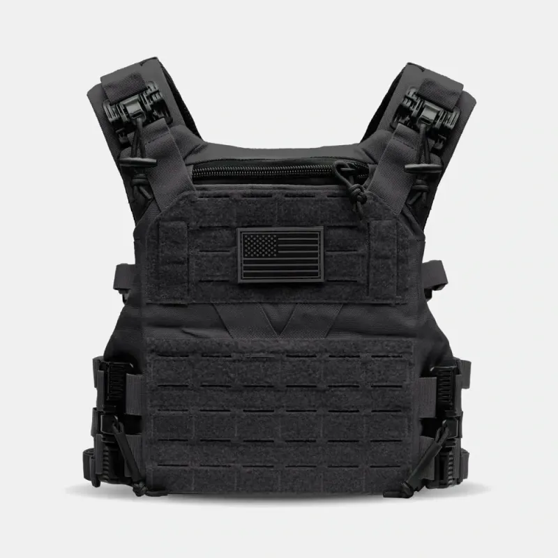 TACTICON BATTLE ELITE PLATE CARRIER BLACK -Med-XL