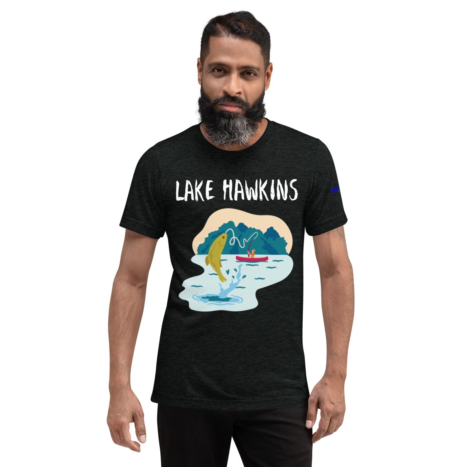 Fish Lake Hawkins Unisex Tri-Blend Tee