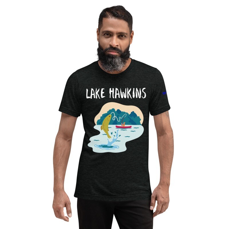Fish Lake Hawkins Unisex Tri-Blend Tee
